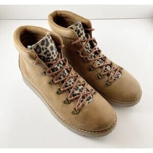 Skechers "BOBS" Alpine MT. Gato Womens Ankle Boots Size 10 34324/Leopard